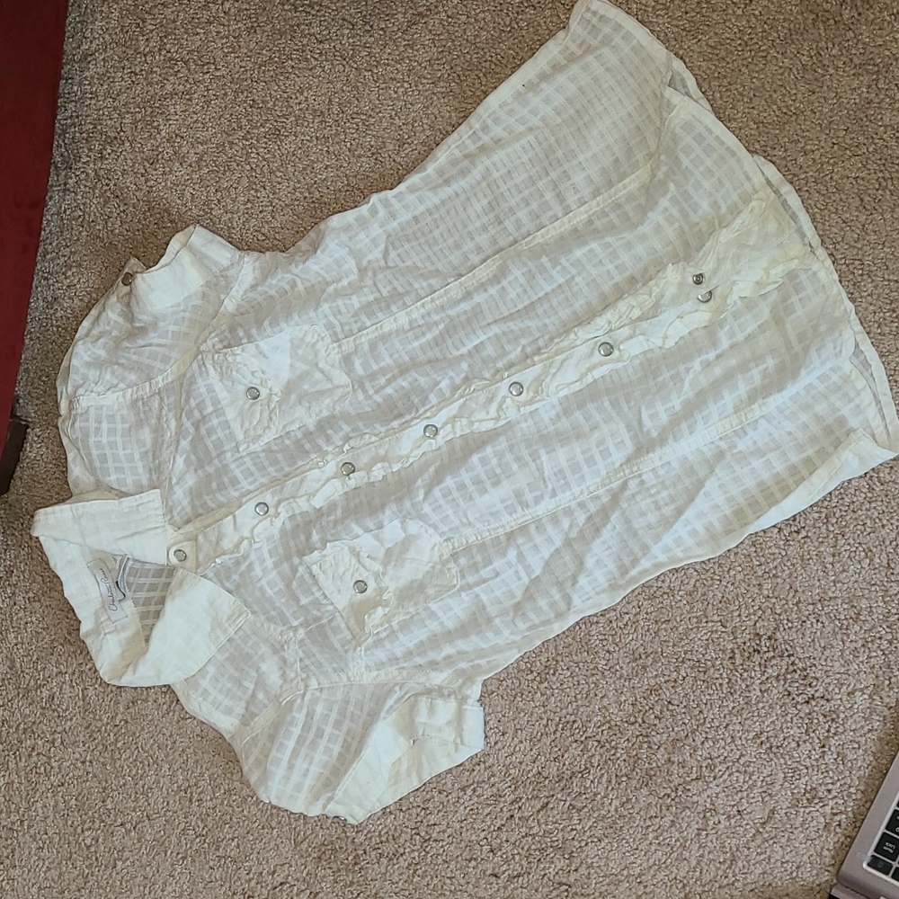 white button shirt Charlotte russe Y2K ONLY  BUY IN A $15 PURCHASE